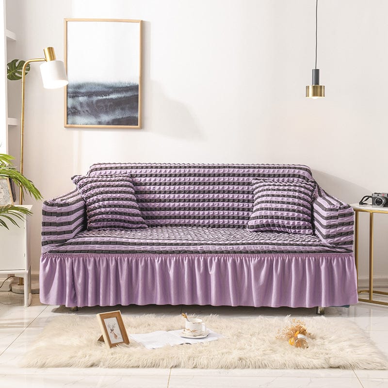 Big Bedding Australia Sofa Cover Elastic sofa cover-purple (235-300cm)