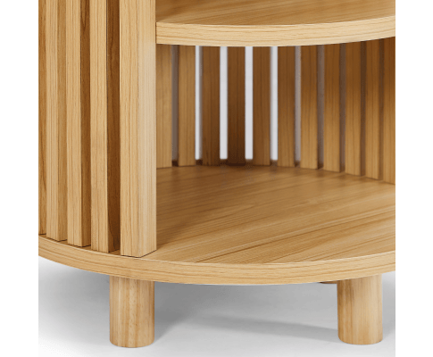 Big Bedding Australia Bedside Table Henley Round Wooden Bedside Table
