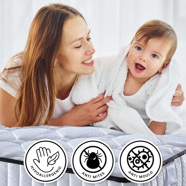 Big Bedding Australia Mattress Topper LAURA HILL POCKET SPRING MATTRESS - KING SINGLE