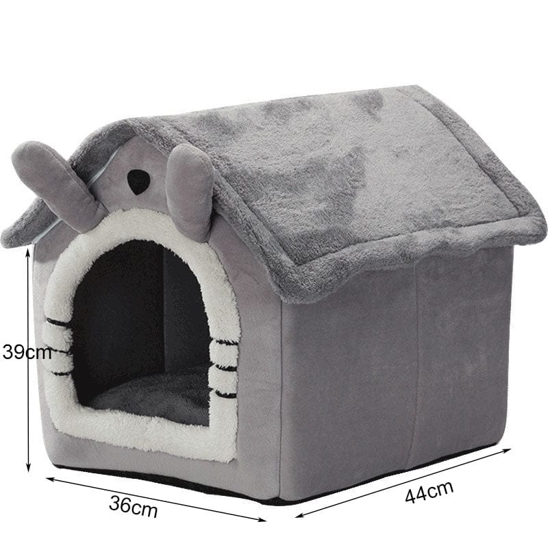 Big Bedding Australia Cat Bed Medium Dog House Bed Portable Cat Bed Removable Cushion Cat Cave, Foldable  Pets Puppy Kitten Rabbit