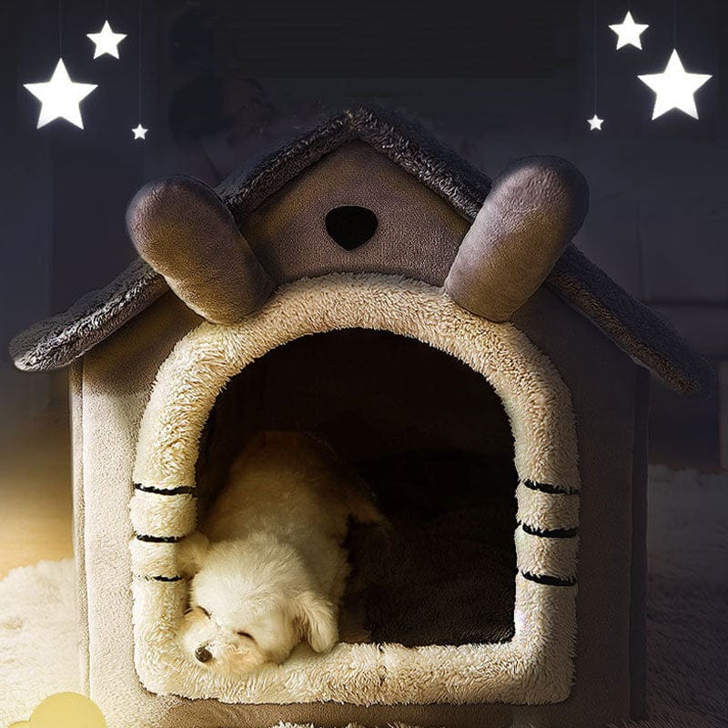 Big Bedding Australia Cat Bed Medium Dog House Bed Portable Cat Bed Removable Cushion Cat Cave, Foldable  Pets Puppy Kitten Rabbit