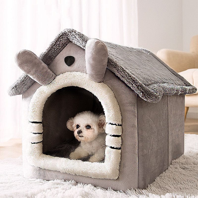 Big Bedding Australia Cat Bed Medium Dog House Bed Portable Cat Bed Removable Cushion Cat Cave, Foldable  Pets Puppy Kitten Rabbit