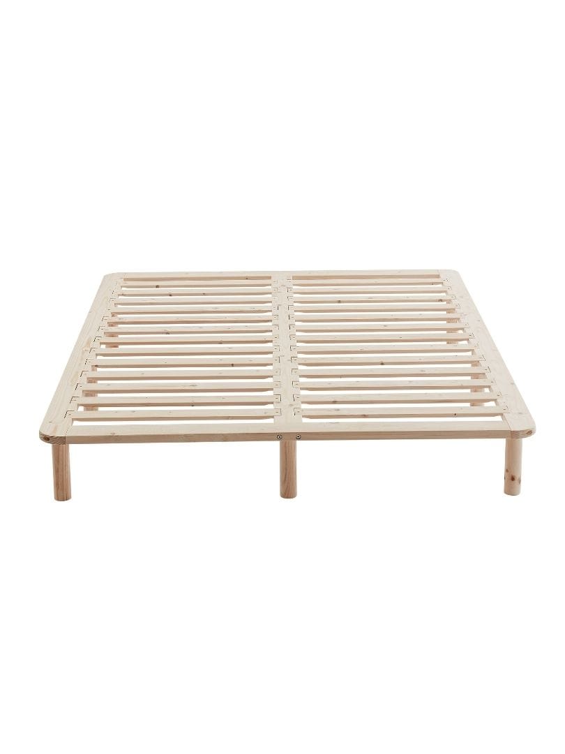 Big Bedding Australia Bedframe Natural Solid Wood Bed Base