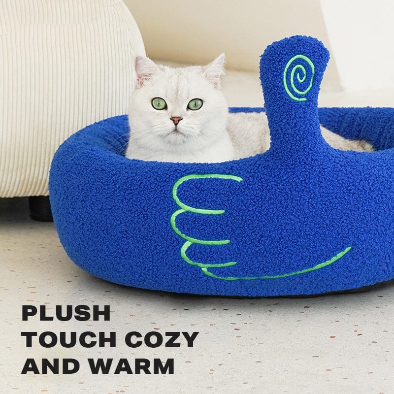 Big Bedding Australia Cat Bed Pet Calming Bed Warm Soft Plush Round Cat Dog Nest Comfy Sleeping Gesture Bed