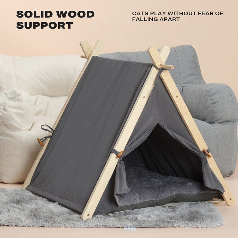 Big Bedding Australia Cat Bed Pets Teepee Dogs Tent Removable and Washable Cats Tents Dog Cat Bed With Cushion