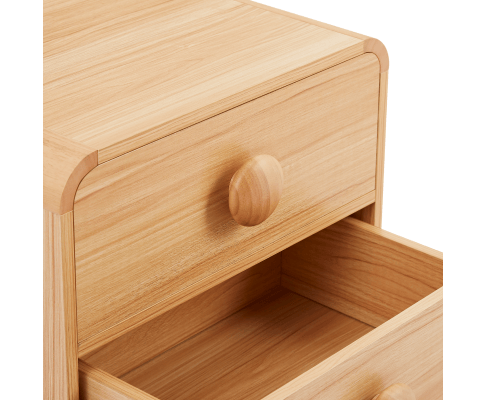 Big Bedding Australia Bedside Table Spencer Natural Bedside Table