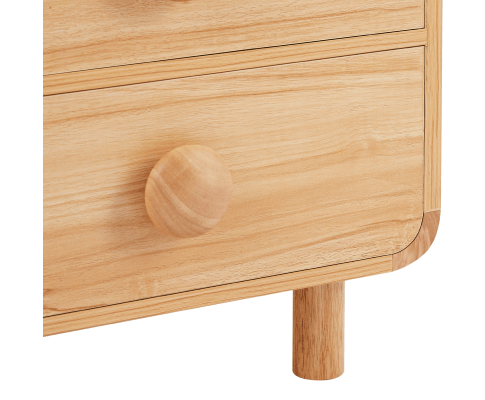 Big Bedding Australia Bedside Table Spencer Natural Bedside Table