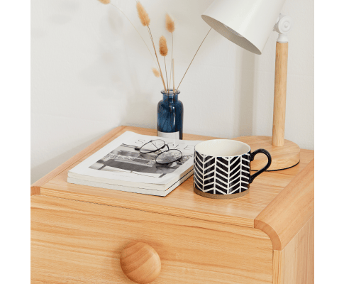 Big Bedding Australia Bedside Table Spencer Natural Bedside Table