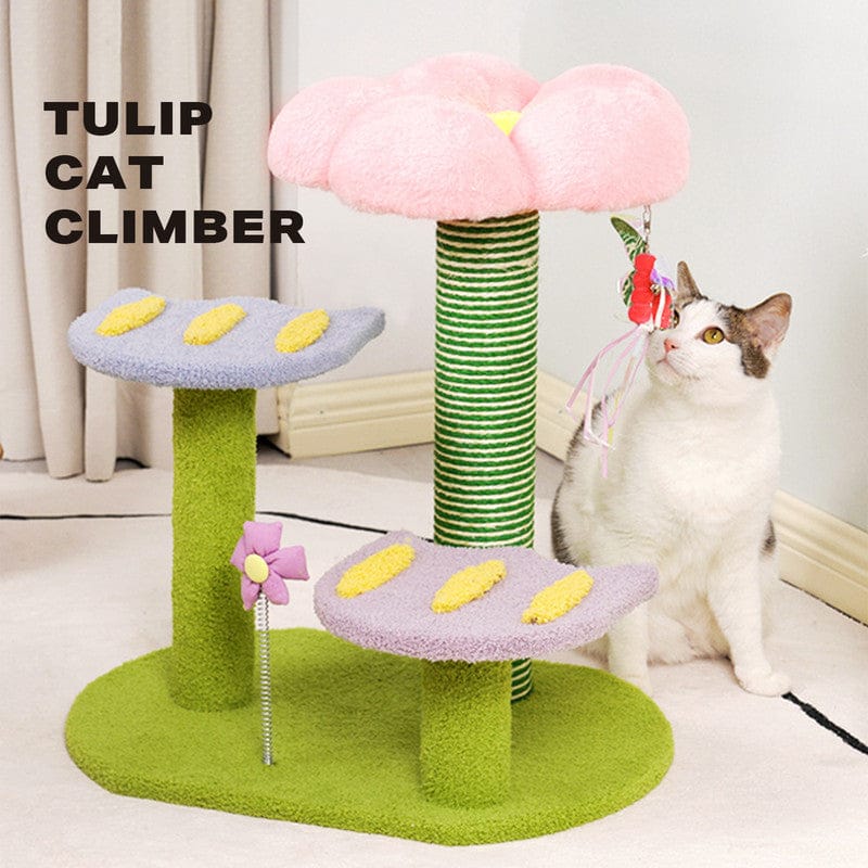 Big Bedding Australia Cat Tower Tulip Cat Tree Tower Scratching Post Scratcher Kitten Play Condo House
