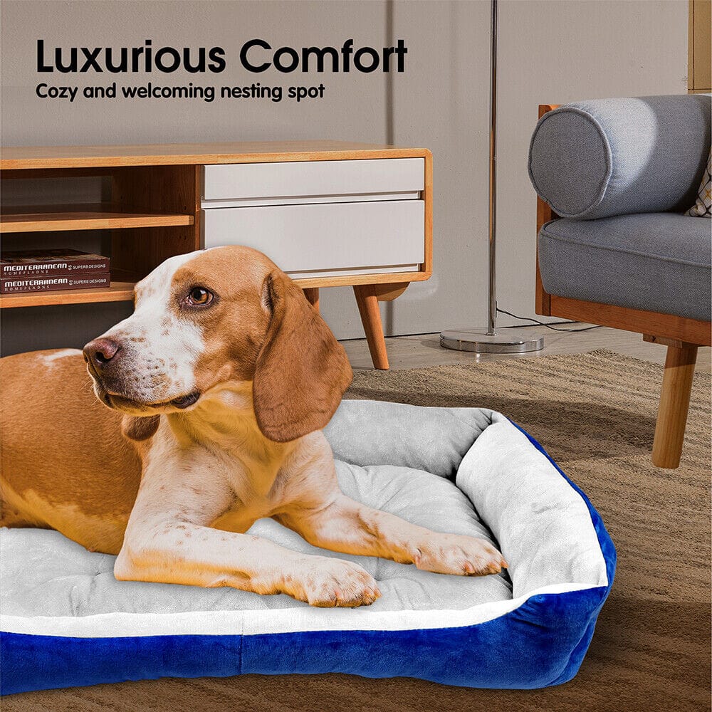Big Bedding Australia Cat Bed Vaka Navy Dog Bed Pet Cat Calming Floor Mat Sleeping Cave Washable Extra Large 29701
