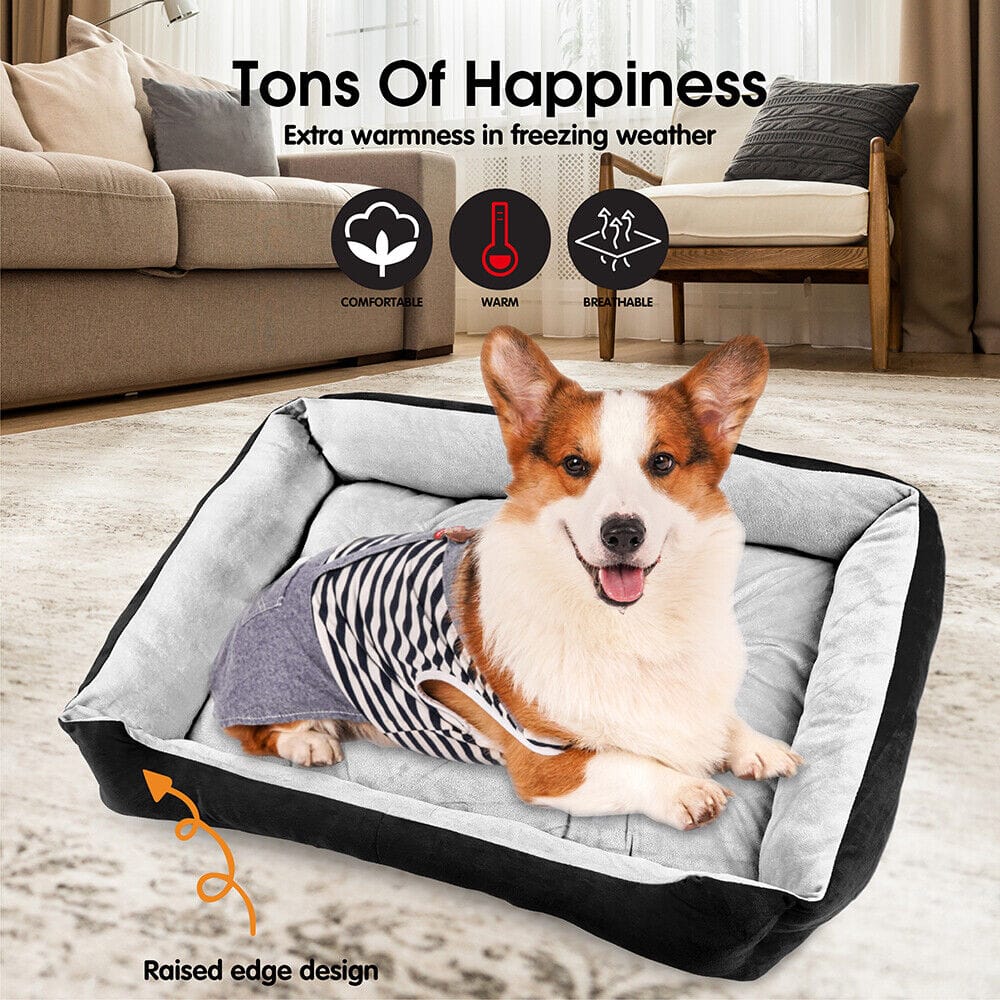 Big Bedding Australia Cat Bed Vaka Navy Dog Bed Pet Cat Calming Floor Mat Sleeping Cave Washable Extra Large 29704
