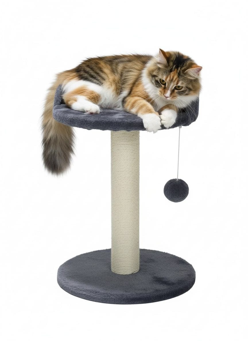 Carla Home Cat Tower CARLA HOME Cat Tree Tower for Indoor Cats with Plush Perch, Sisal Scratching Post & Hanging Ball Toy for Kittens or Small Breeds