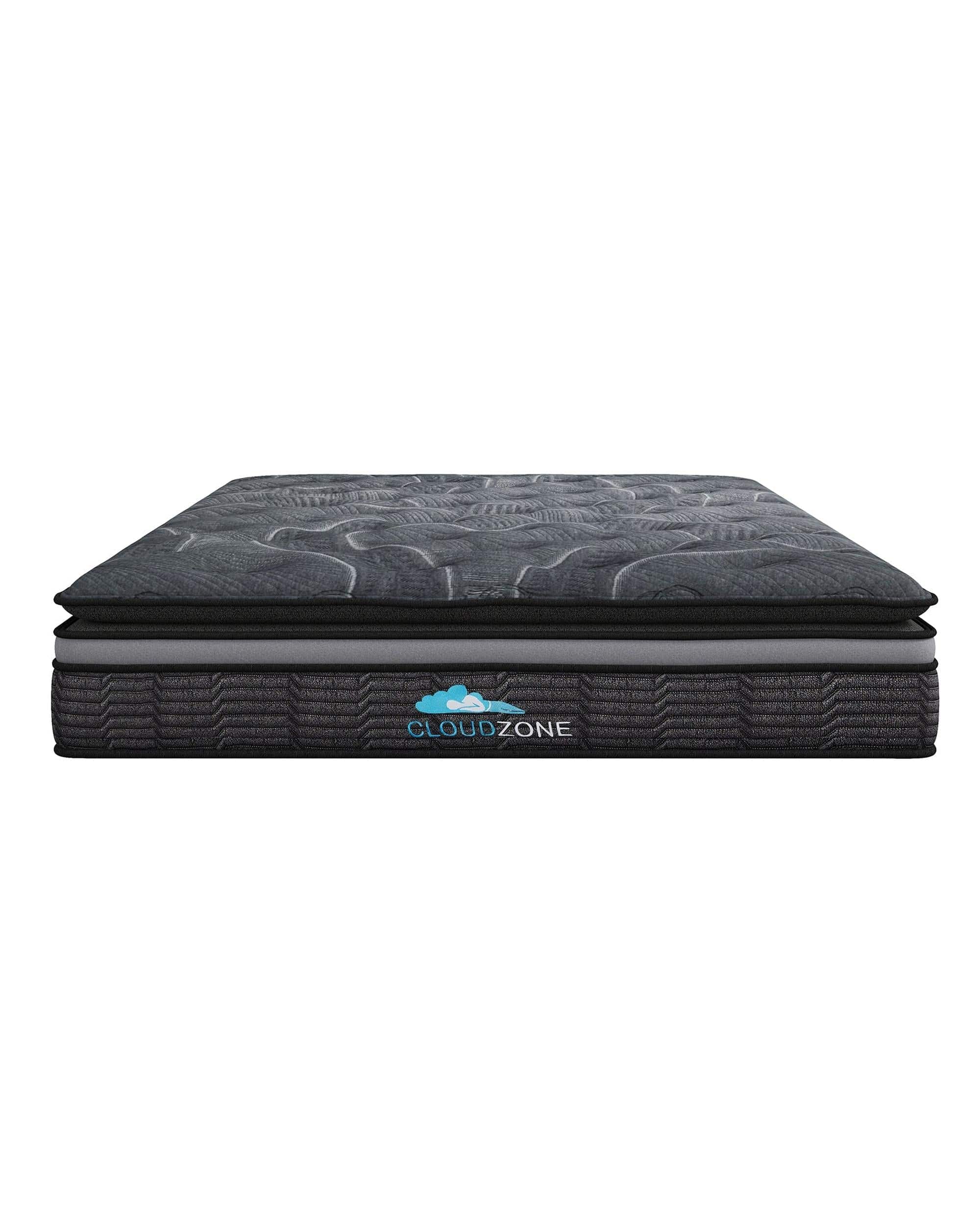 Casa Decor Mattresses Cloud Zone Double Layer Euro Top Pocket Spring Mattress Plush Medium Firm