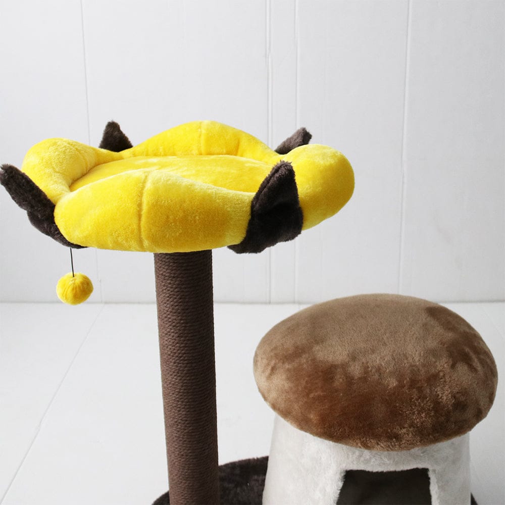 Catio Cat Tower CATIO Cat House With Enchanted Flower Cat Scratching Tree