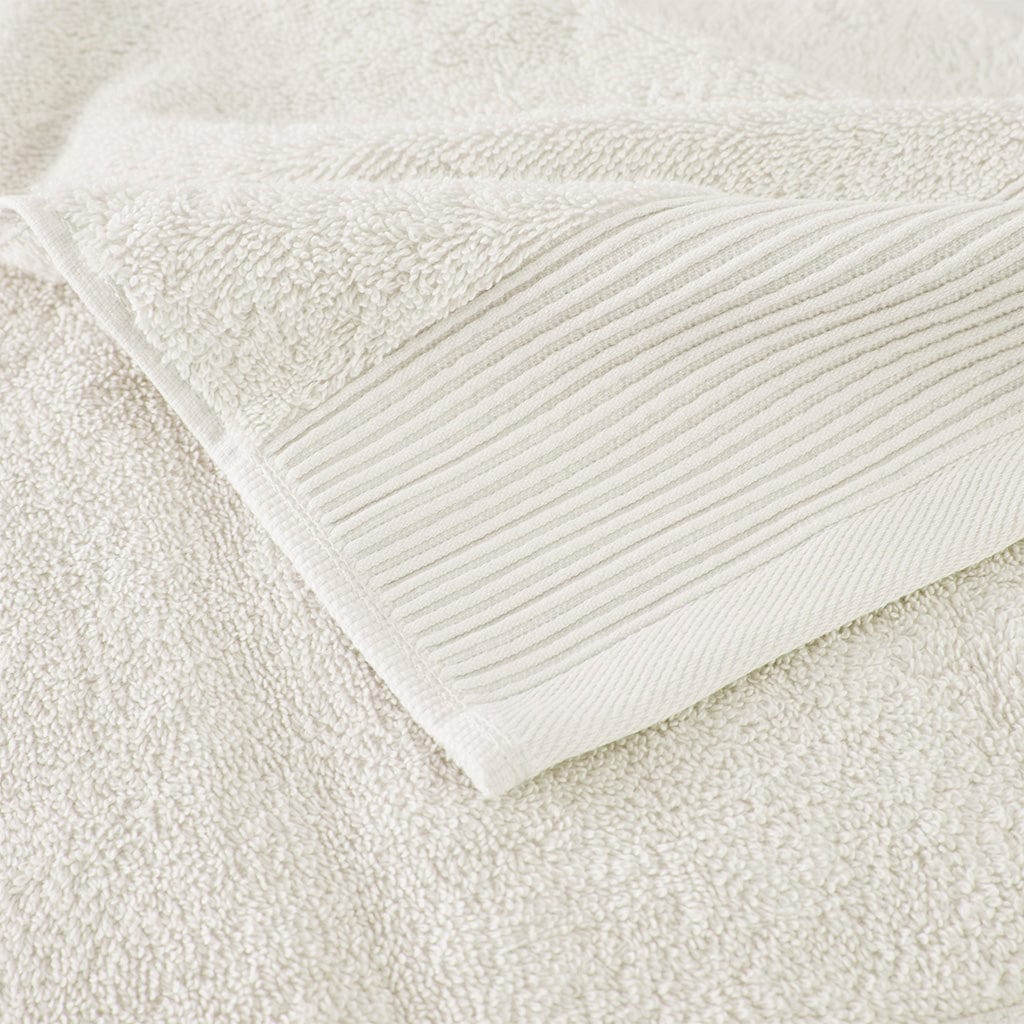 Cloud Linen Bathroom Towel Sets Retreat Cotton Tencel Antimicrobial 6 Piece Towel Set Ivory