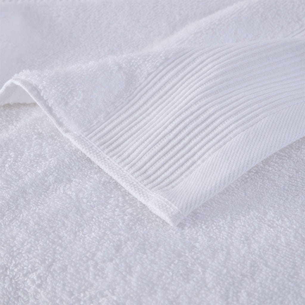 Cloud Linen Bathroom Towel Sets Retreat Cotton Tencel Antimicrobial 6 Piece Towel Set White