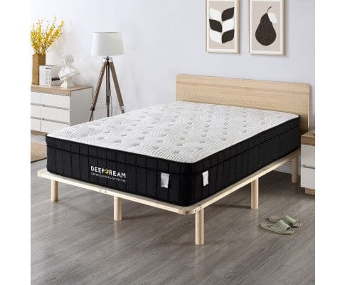 Deep Dream Mattresses Deep Dream Charcoal Infused Super Firm Pocket Mattress