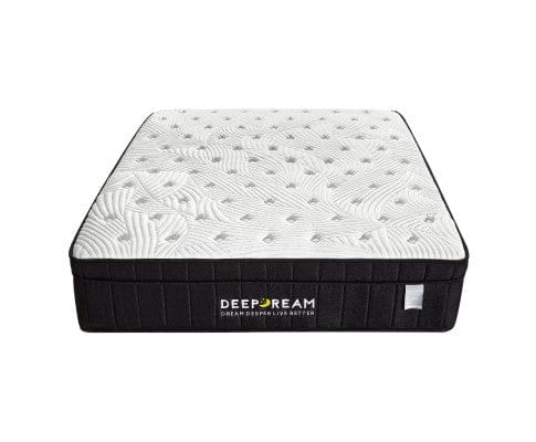 Deep Dream Mattresses Deep Dream Charcoal Infused Super Firm Pocket Mattress