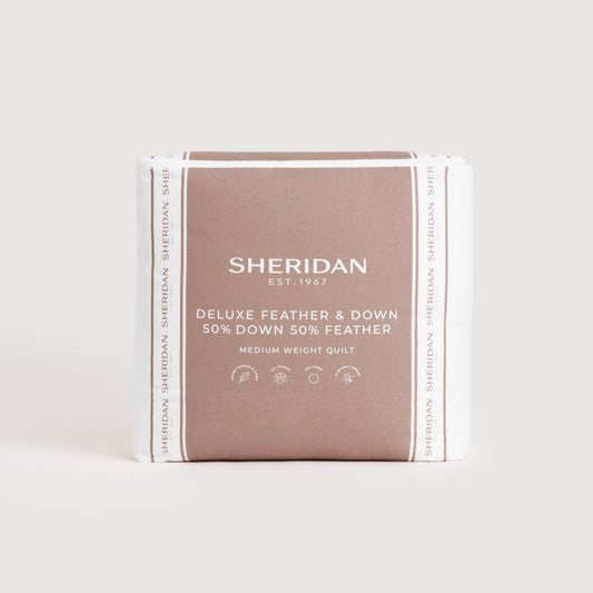 Sheridan Deluxe Medium 50% Goose Down 50% Goose Feather Quilt