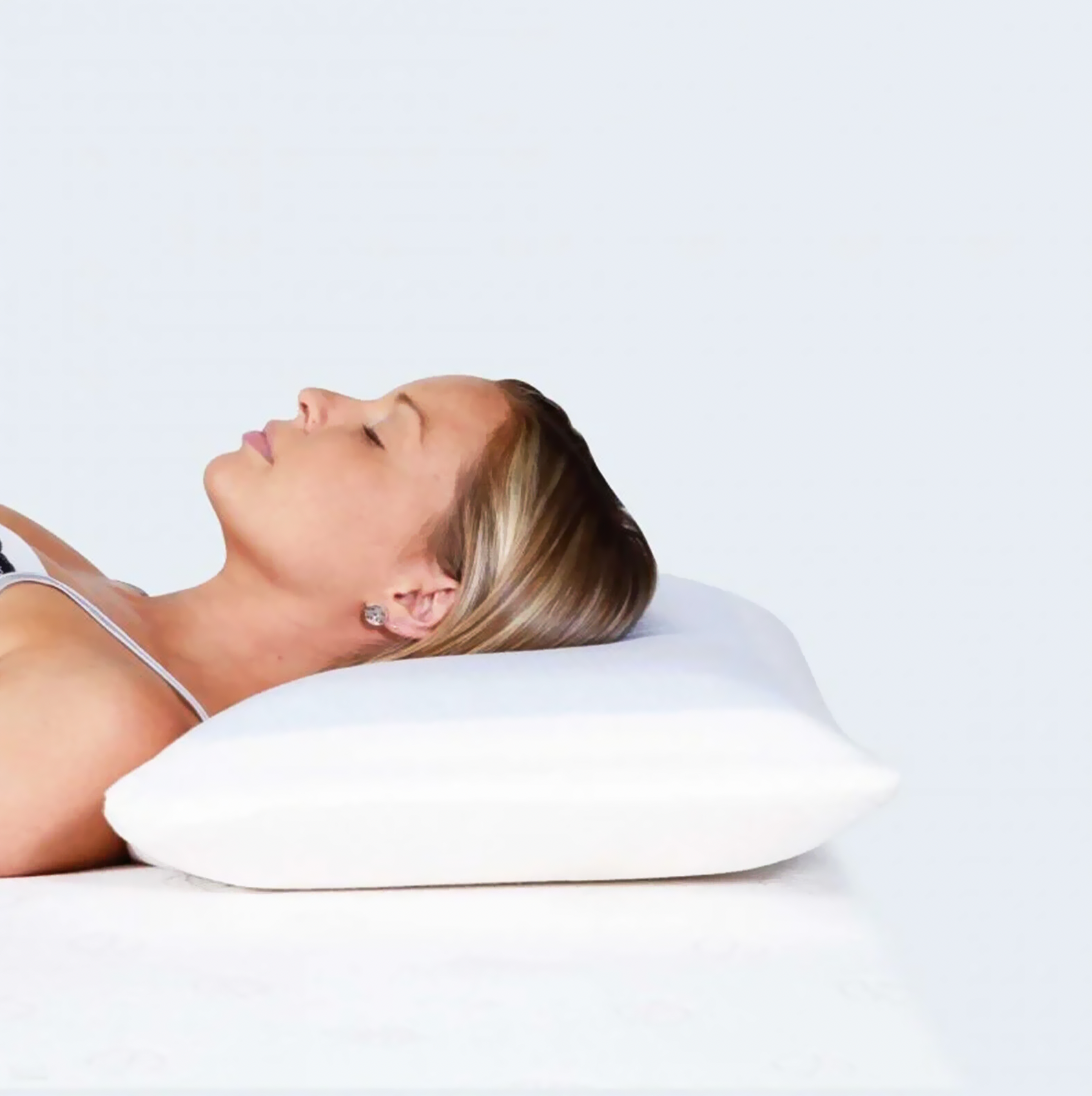Luxor Standard Size Supreme Quality Memory Foam Cool Soft Gel Top Pillow Flat