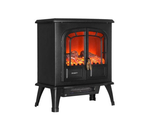 Devanti Heater Electric Fireplace Fire Heaters 2000W