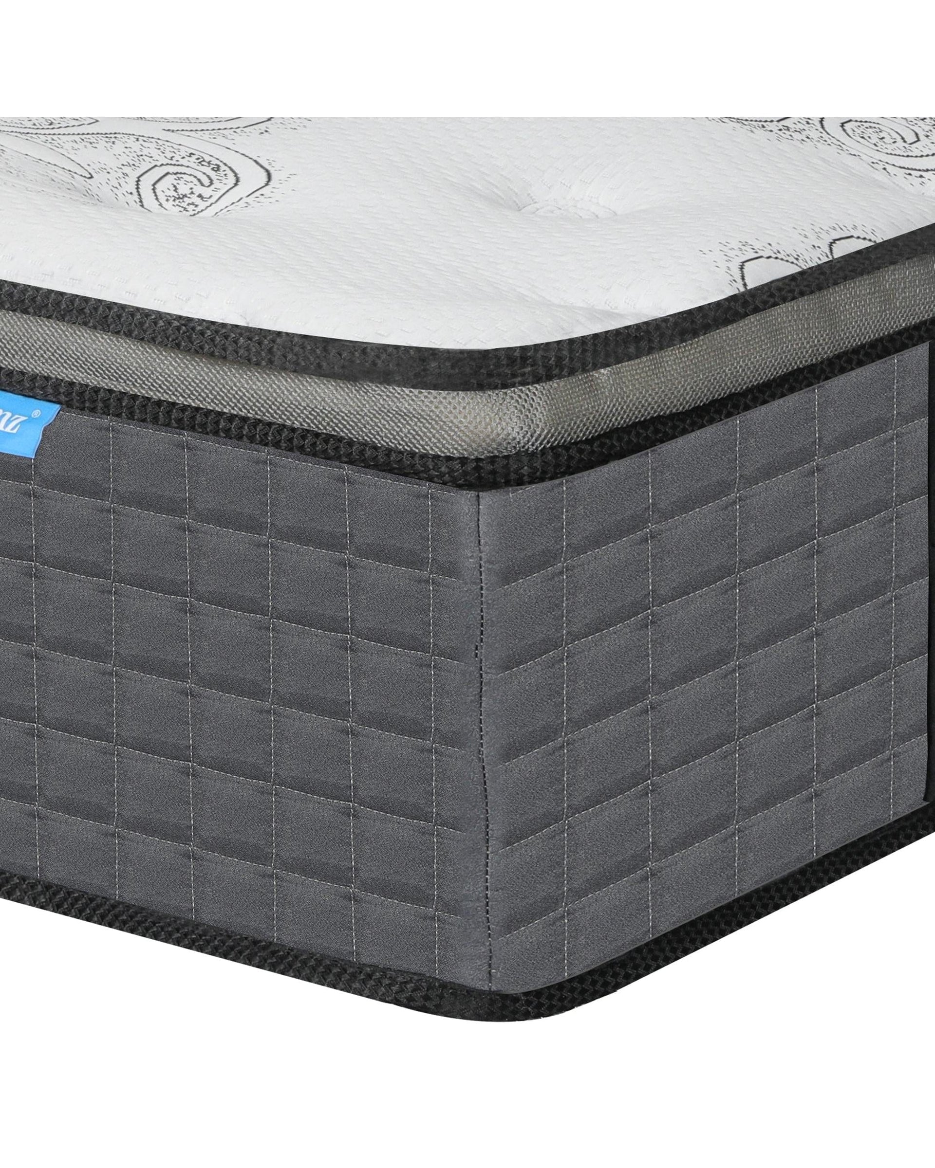 Dreamz Mattresses 35CM THICKNESS EURO TOP MATTRESS - SINGLE
