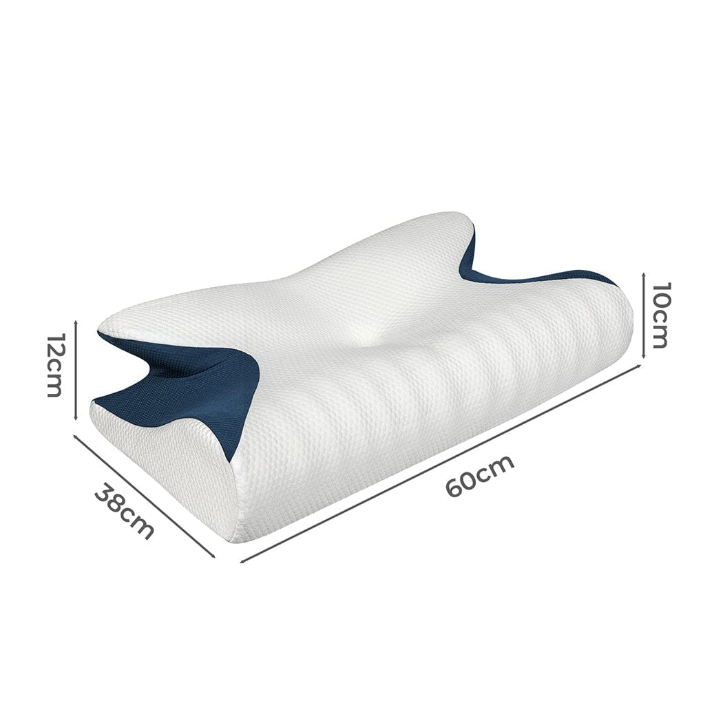 Dreamz Pillows/Cushions Memory Foam Cervical Pillow Pain Relief