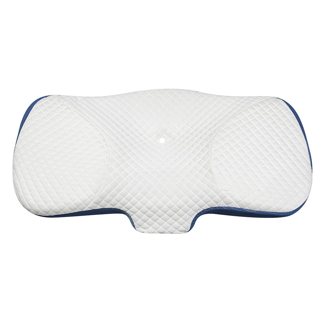 Dreamz Pillows/Cushions Memory Foam Pillow Pillowcase Supprt Blue Rebound