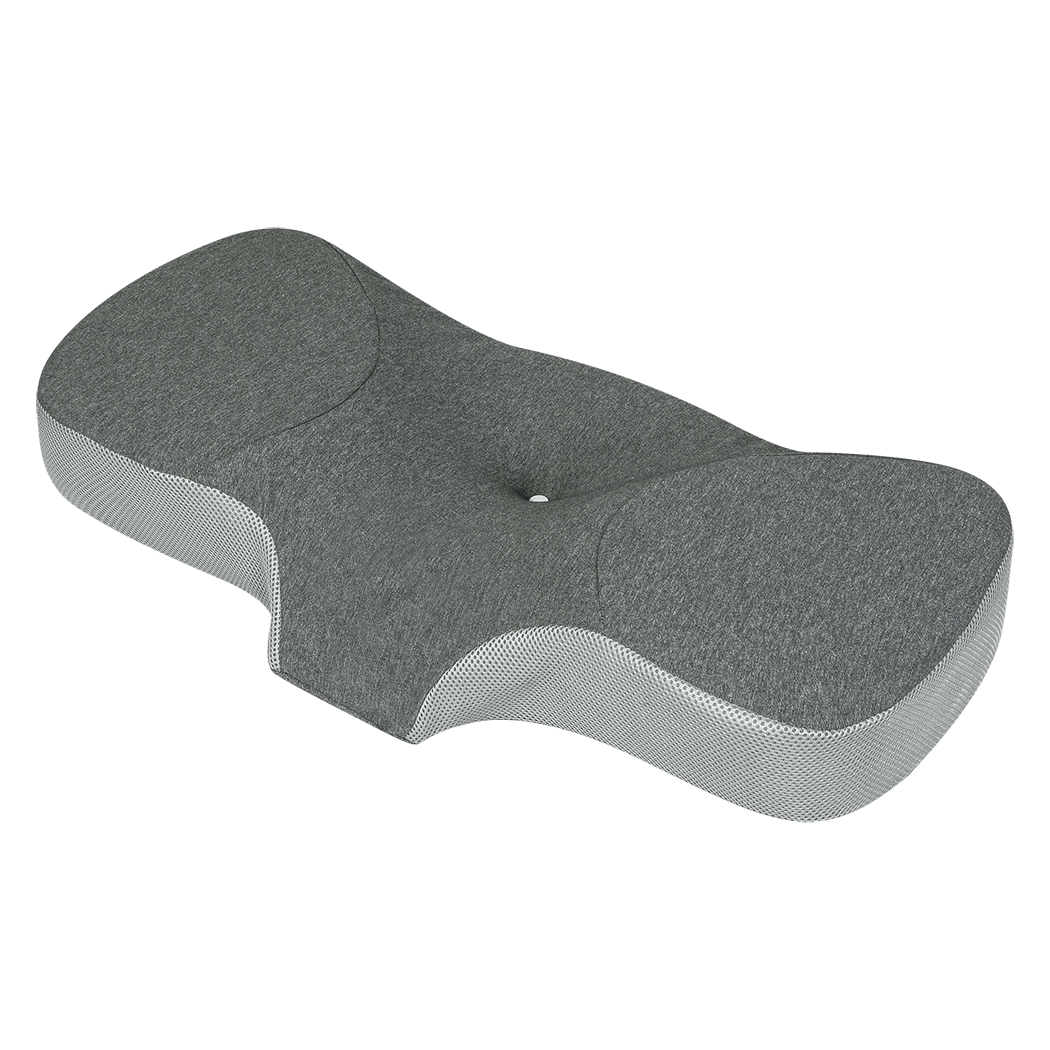 Dreamz Pillows/Cushions Memory Foam Pillow Pillowcase Supprt Grey Rebound