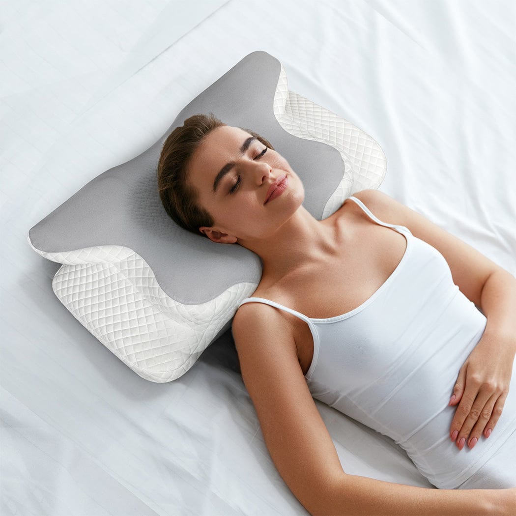 Dreamz Pillows/Cushions Memory Foam Pillow Shoulder Neck Support