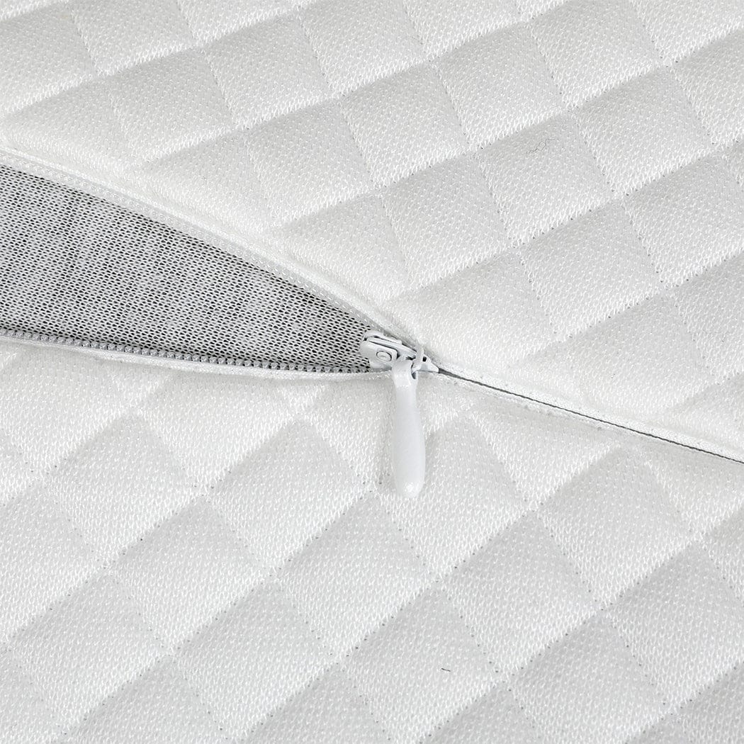 Dreamz Pillows/Cushions Memory Pillow Supprt Shoulder Foam White Pillowcase