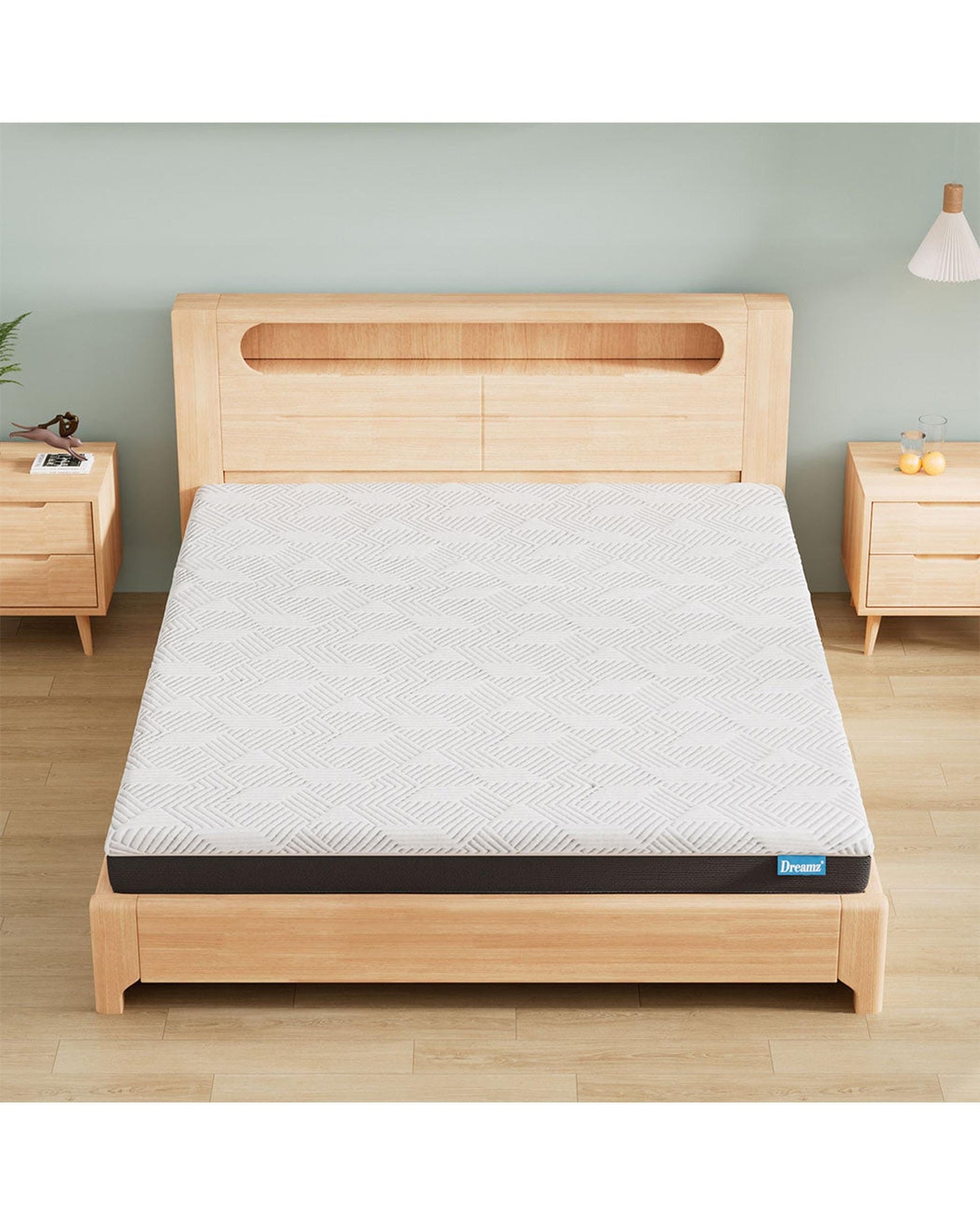 Dreamz Mattresses SLIM Mattress Gel Memory Foam Cooling Breathable 15cm Medium Firm