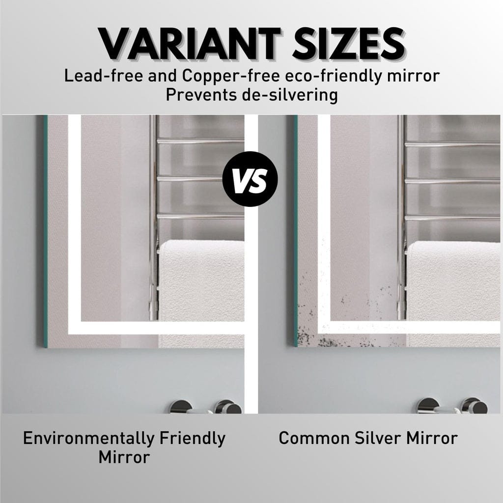 EKKIO Mirror 60cm Round Aluminium Wall Mirror