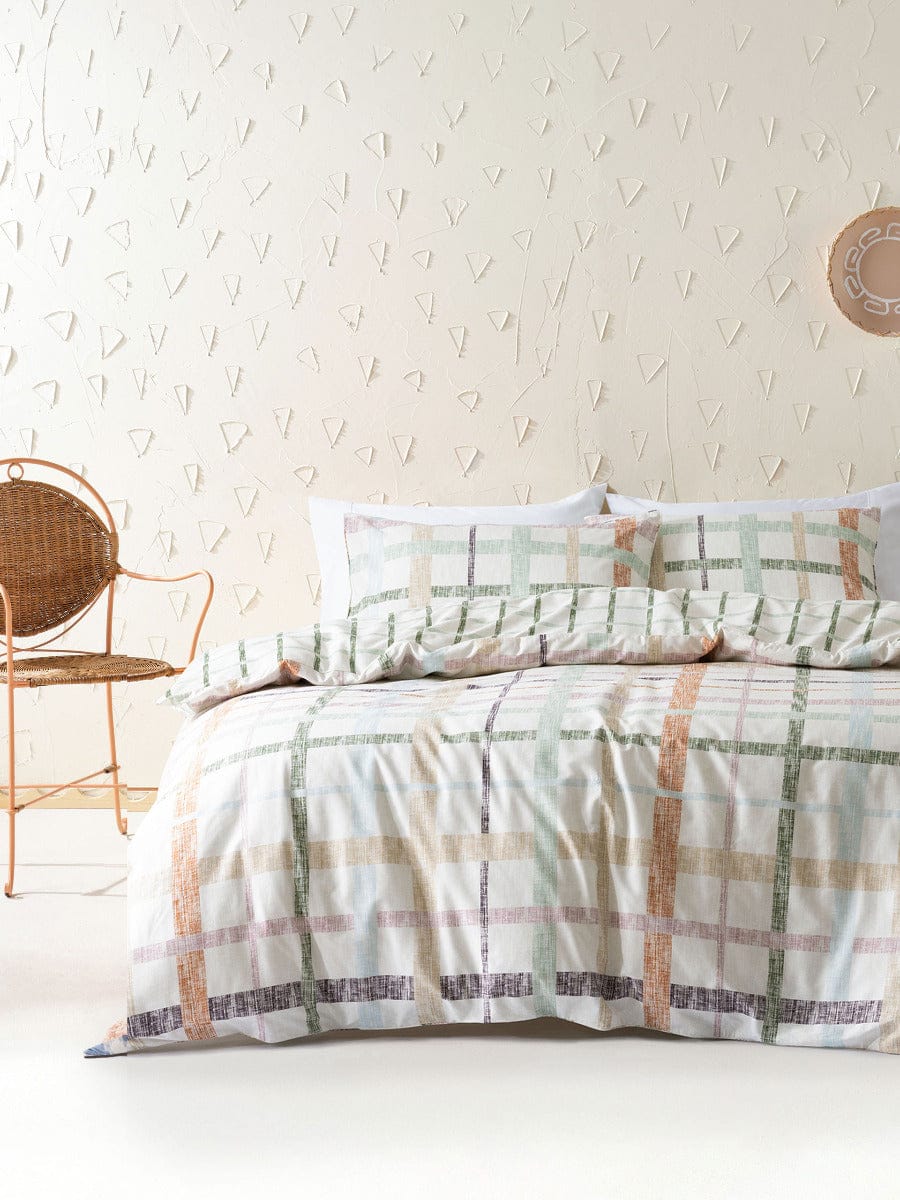 Espirit Quilt Cover Esprit FARREN MULTI COLOUR QUILT COVER SET