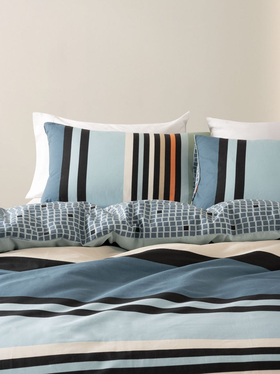 Espirit Quilt Cover Esprit HOUSTON MULTI COLOUR QUILT COVER SET