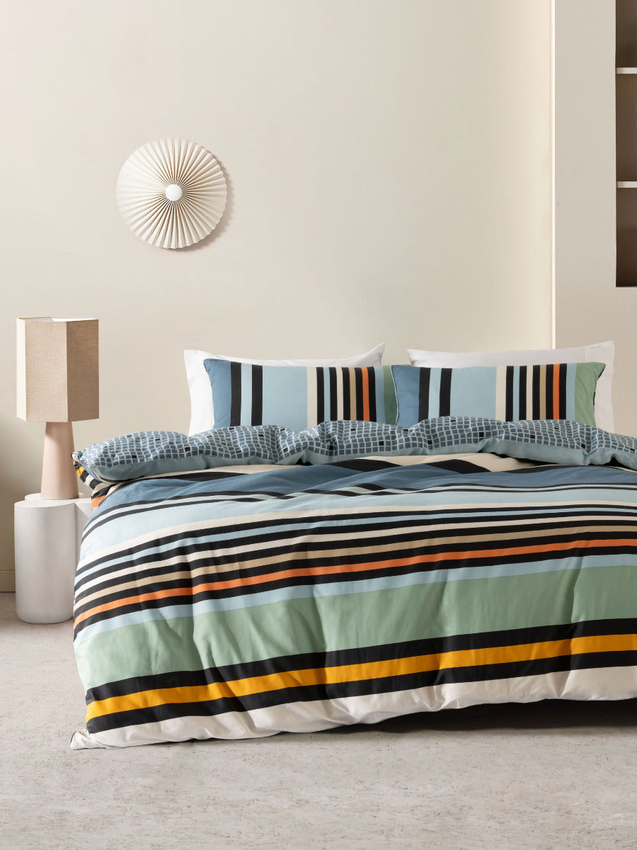 Esprit HOUSTON MULTI COLOUR QUILT COVER SET Espirit