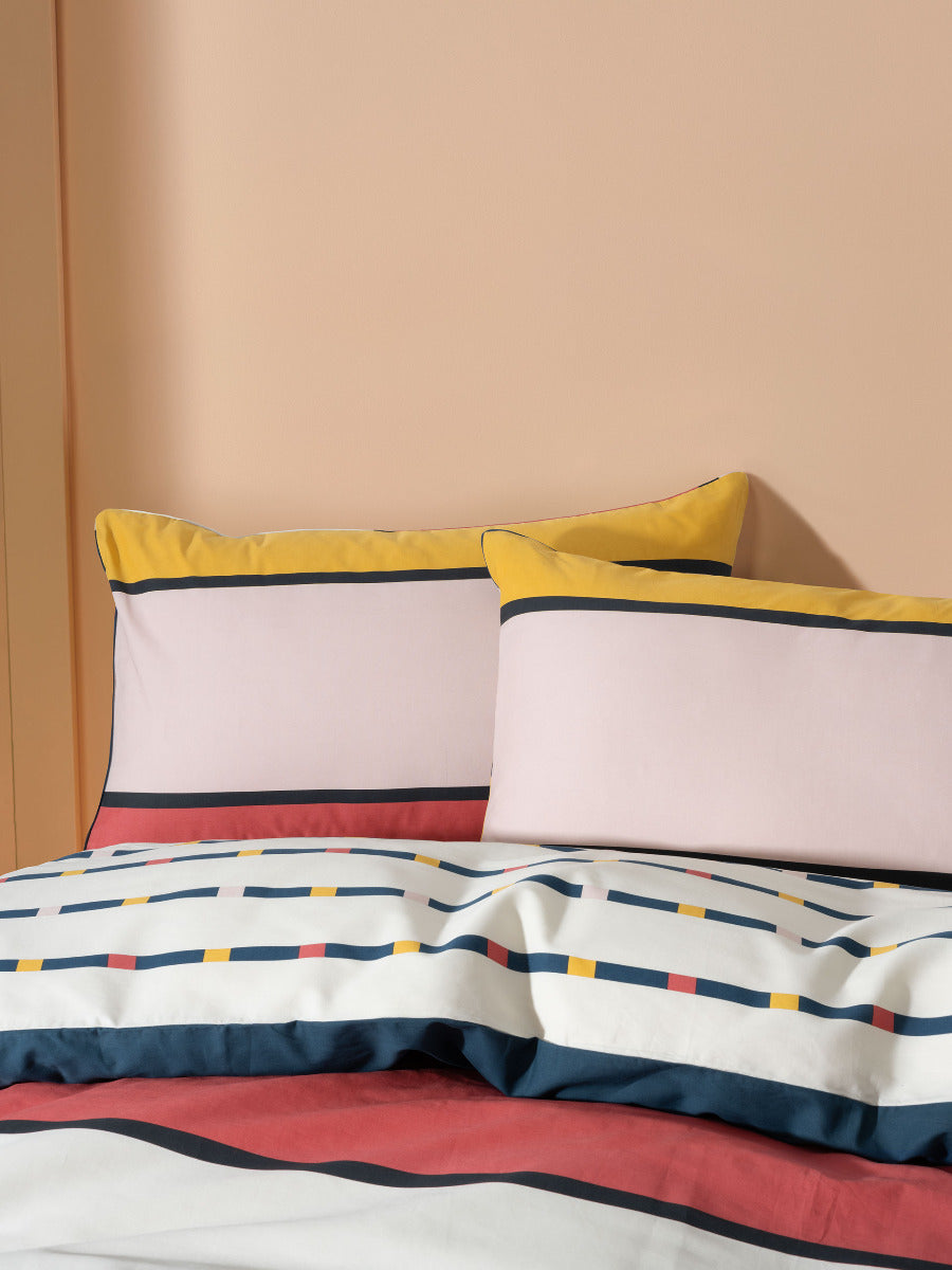 Esprit TOMMY MULTI COLOUR QUILT COVER SET Espirit