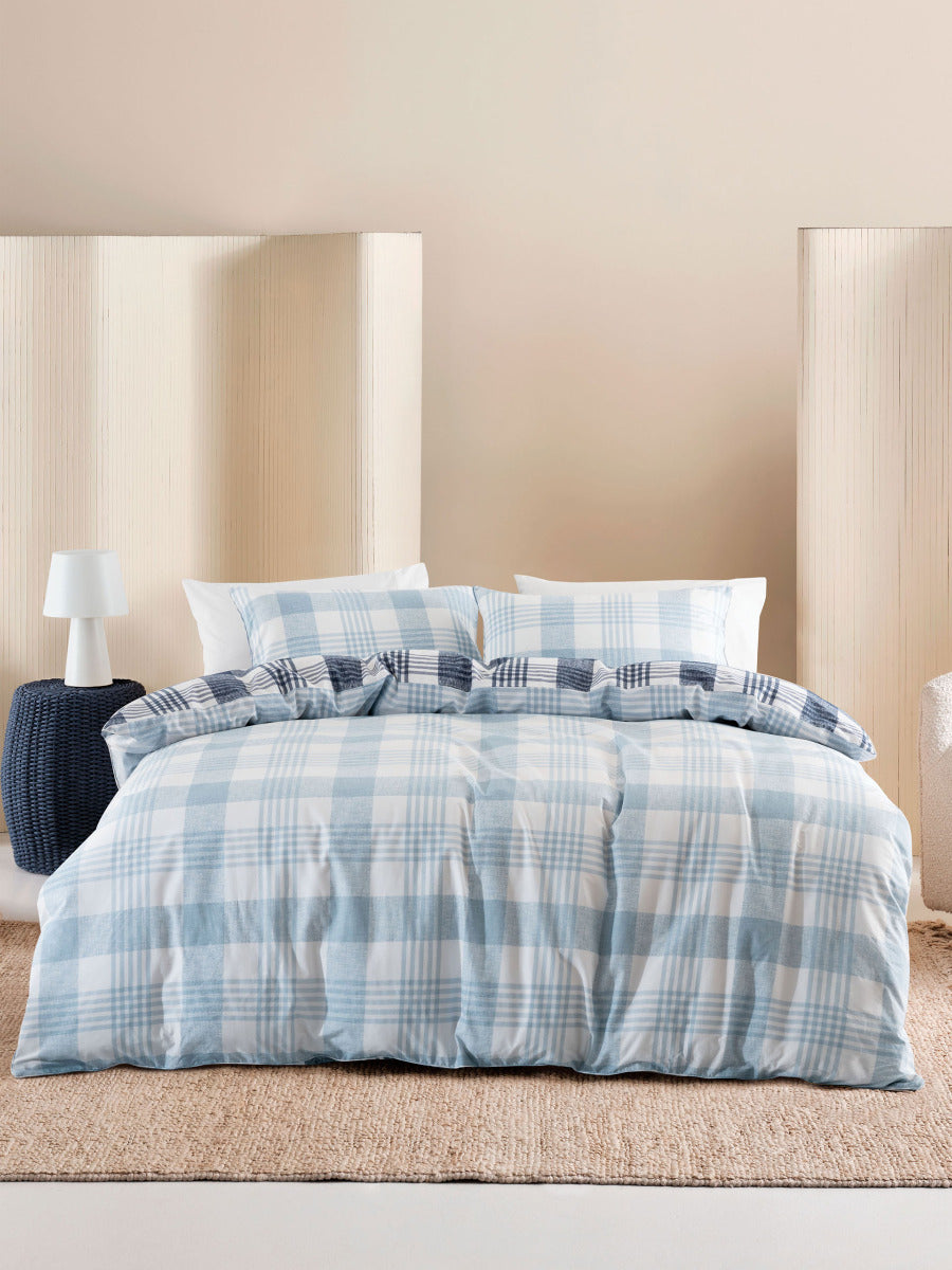 Esprit WYNONA BLUE QUILT COVER SET Espirit