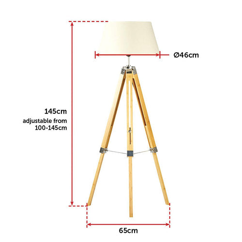 Unique Modern Wooden Floor Lamp