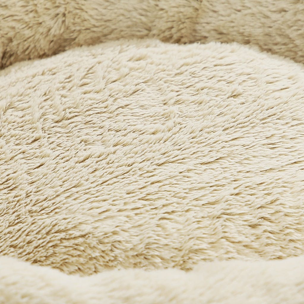 Feandrea Indoor Dog Bed FEANDREA 55cm Dog Sofa Bed Round Shape Fabric Grey