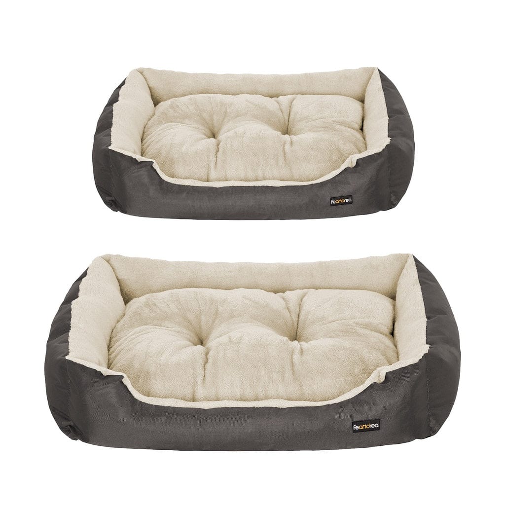 Feandrea Indoor Dog Bed FEANDREA 70cm Dog Bed Reversible Cushion Dark Grey