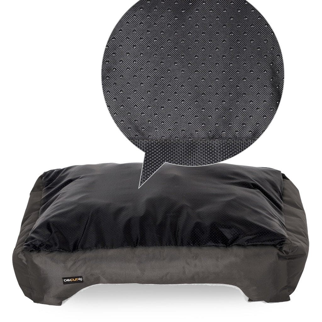 Feandrea Indoor Dog Bed FEANDREA 70cm Dog Bed Reversible Cushion Dark Grey