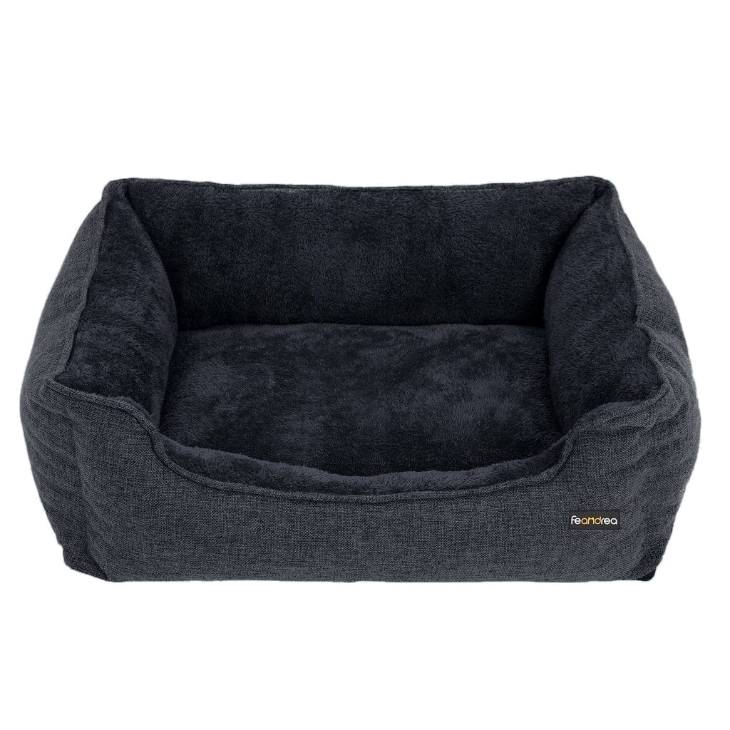 Feandrea Indoor Dog Bed FEANDREA 90cm Dog Sofa Bed with Removable Washable Cover Dark Grey