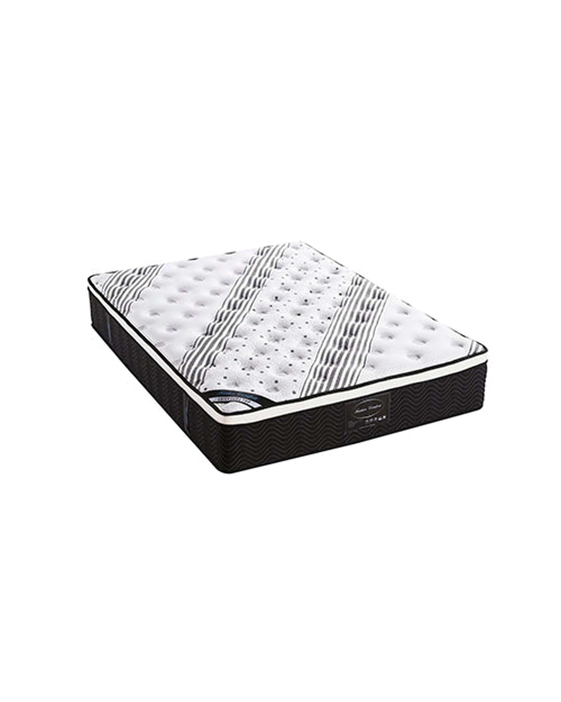 Feather Comfort Mattresses Exclusive Latex Euro Top Individual Pocket Spring Medium Firm 33cm Thick Queen Mattress