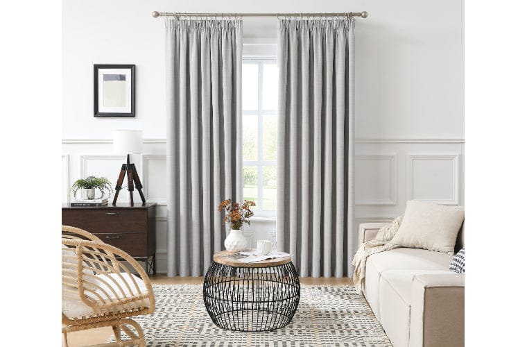 FILIGREE Curtain FILIGREE BREAKAWAY BLOCKOUT PENCEL ASH - PAIR