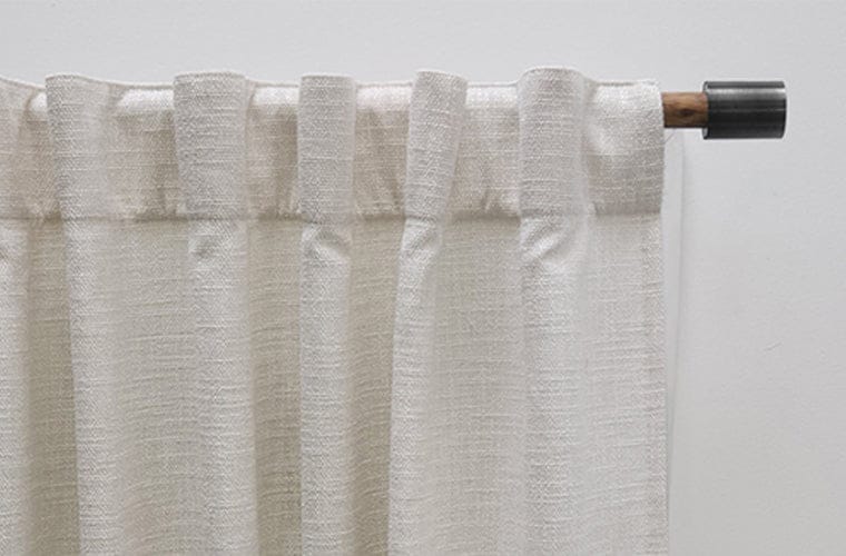 FILIGREE Curtain Filigree Hawthorn Walnut Extendable Curtain Rod