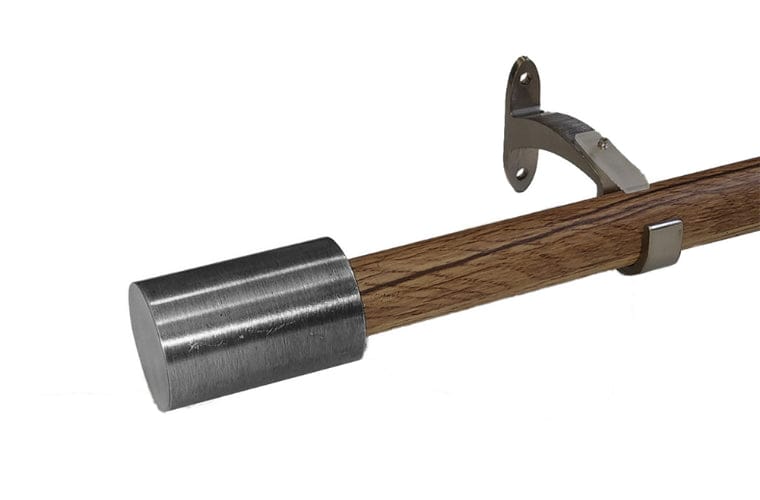 FILIGREE Curtain Filigree Hawthorn Walnut Extendable Curtain Rod