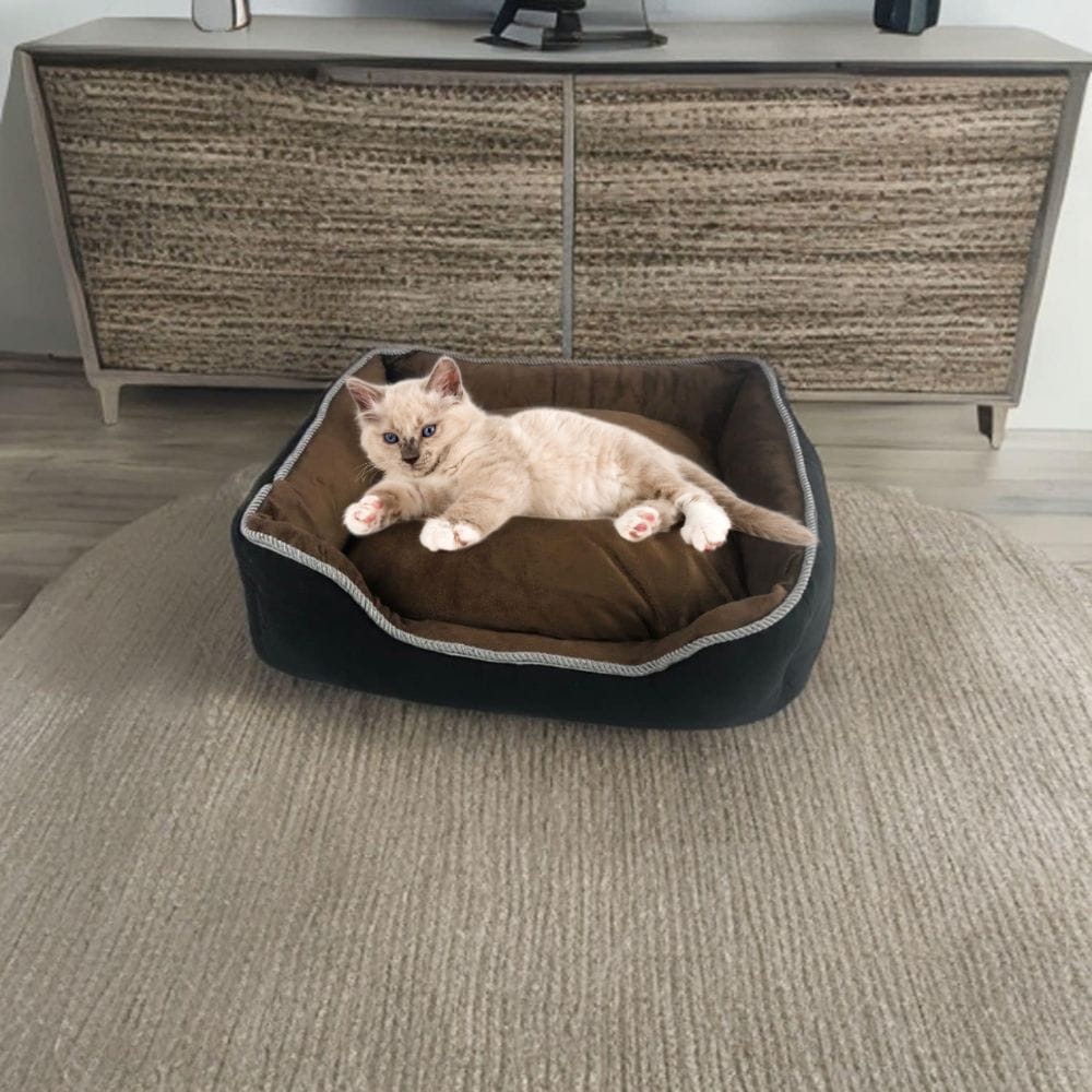 FLOOFI Cat Bed Floofi Pet Sofa Cushion XL (Coffee)