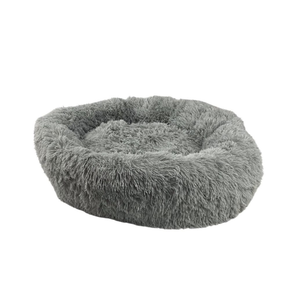 FLOOFI Cat Bed FLOOFI XL 100CM Round Pet Bed (Light Grey)