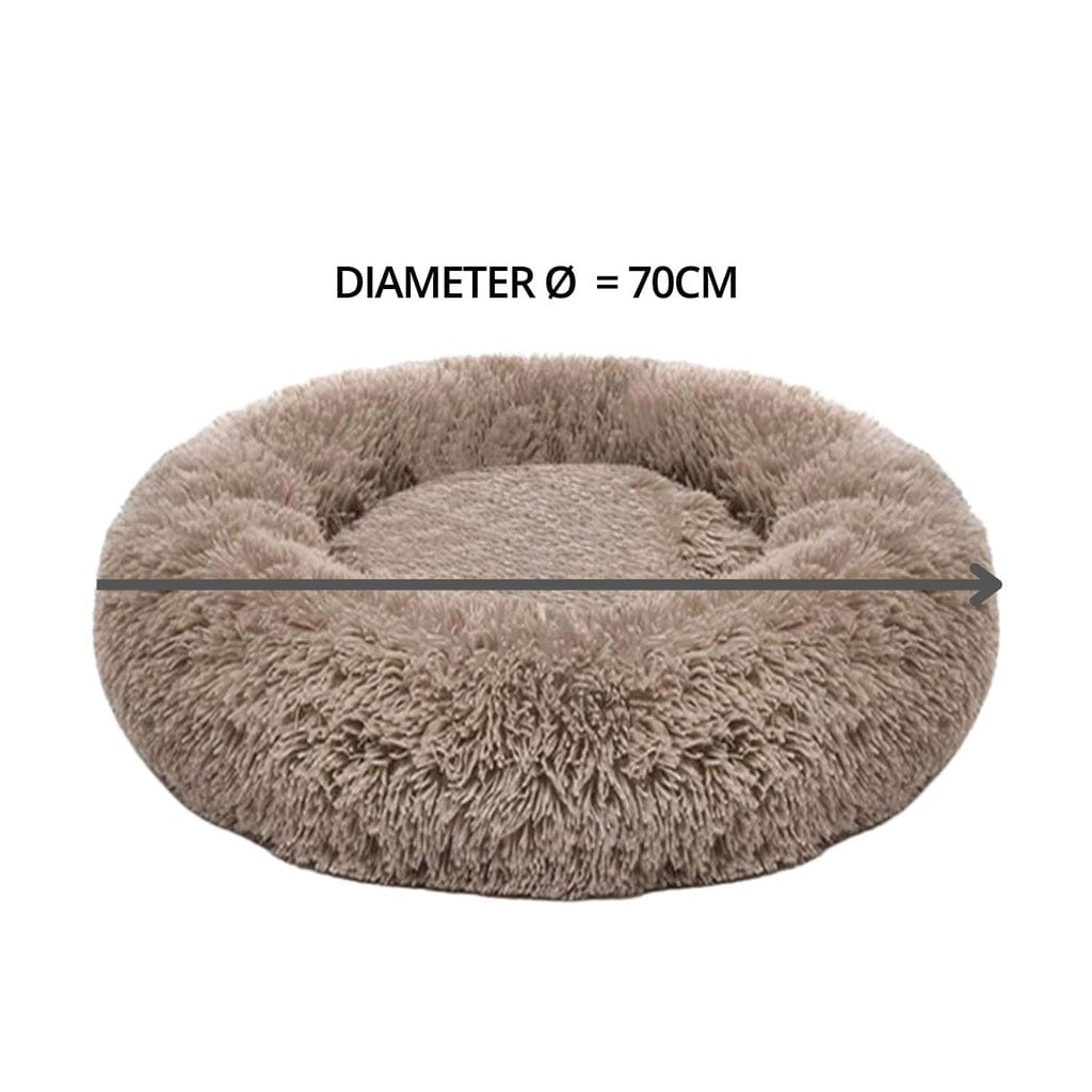 FLOOFI Indoor Dog Bed Pet Bed 70cm (Brown)